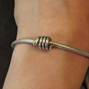 Pandora Snake Sterling Silver Charm